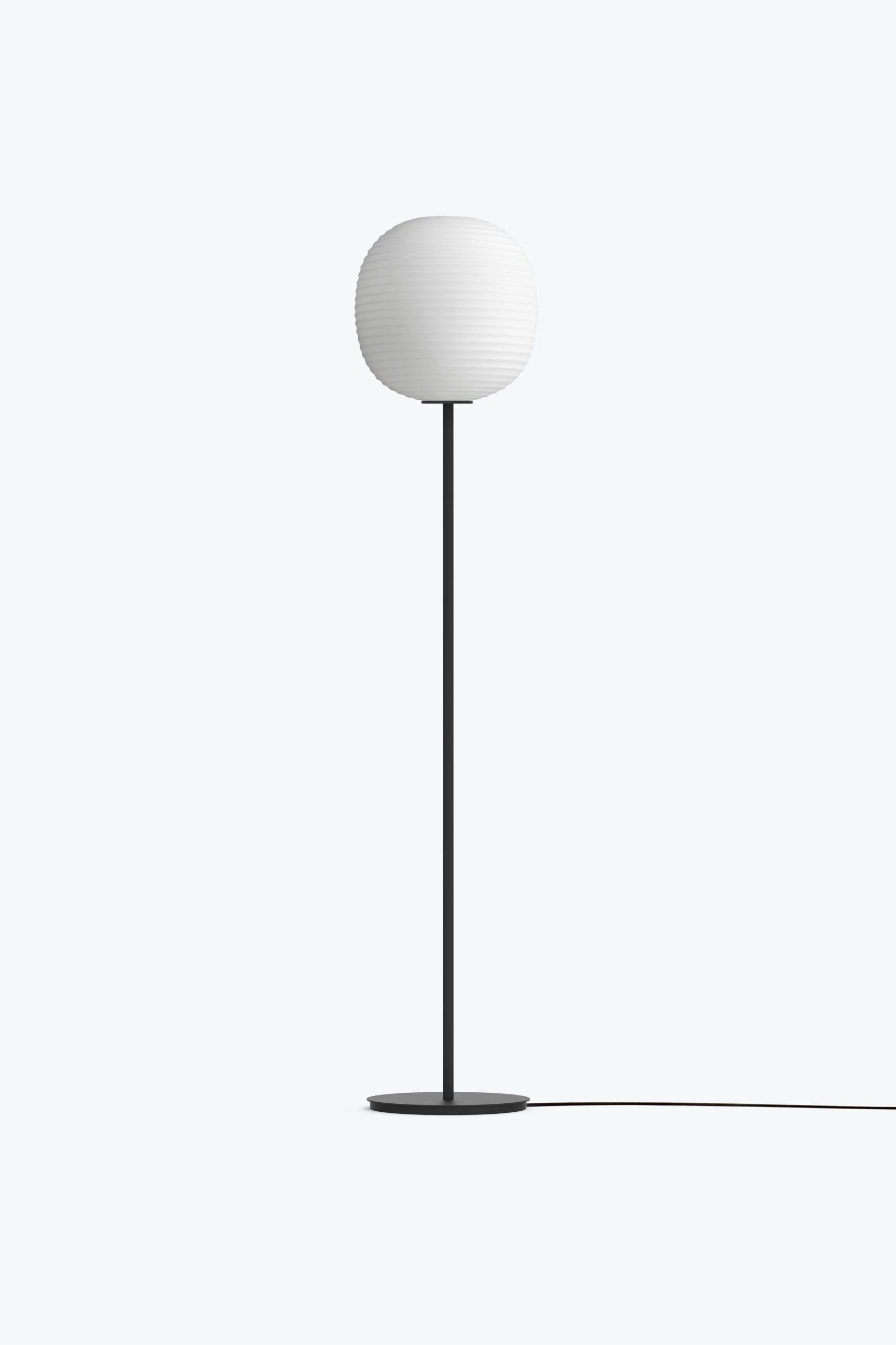 newworks lanter floor lamp medium grey background